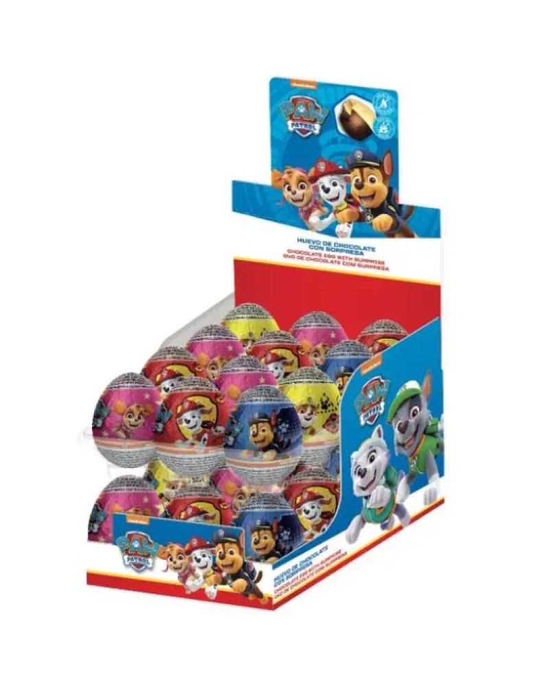 Huevo Chocolate Paw Patrol 24 ud