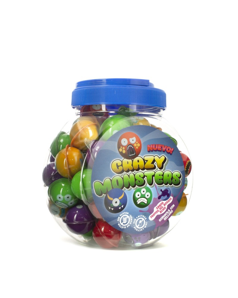 Gominola Crazy Monsters Gummy 60 ud Cool Candies
