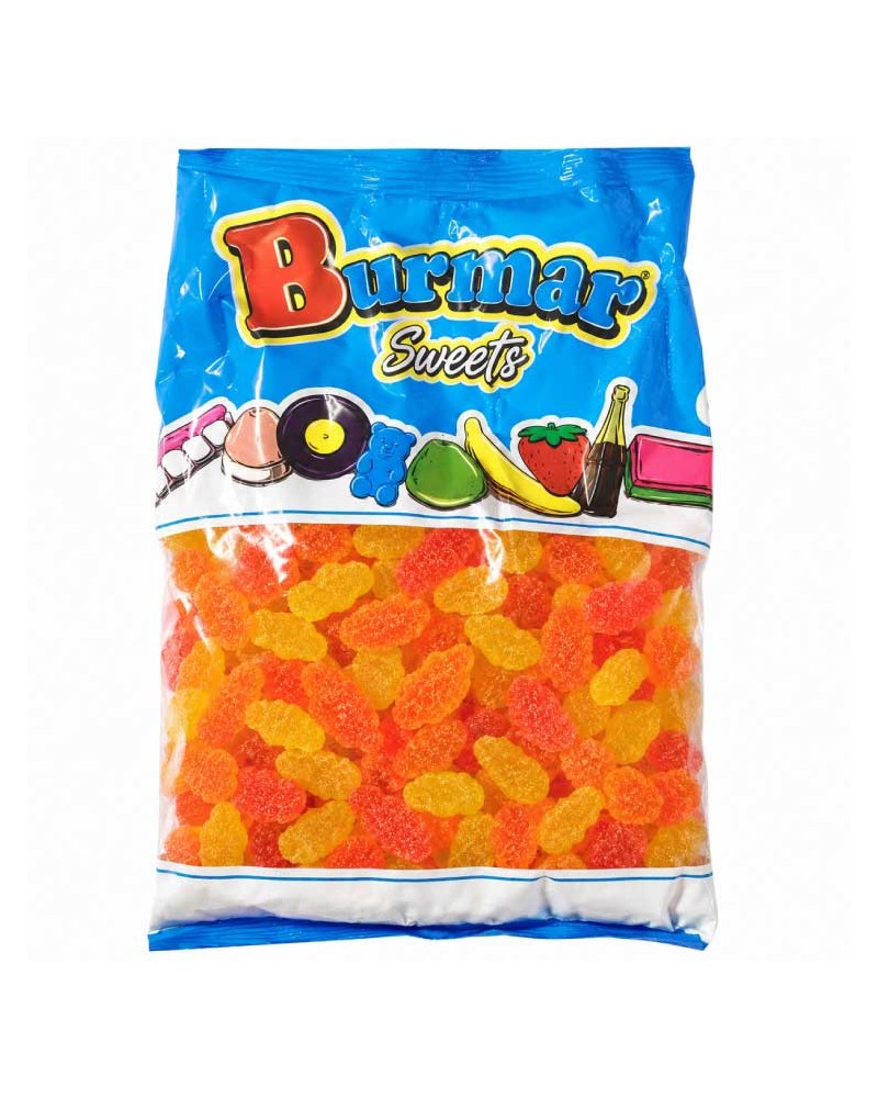 Gominola Gajos Naranja Limon Azucar 1Kg Burmar