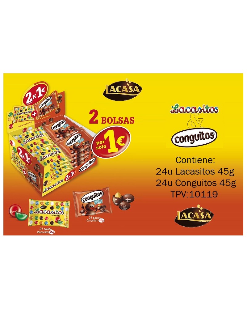 Lote Conguitos Lacasitos 1
