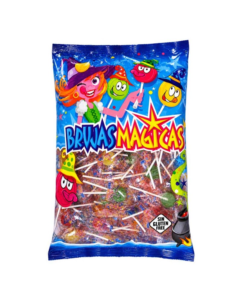Piruleta Brujas Magicas 200 ud