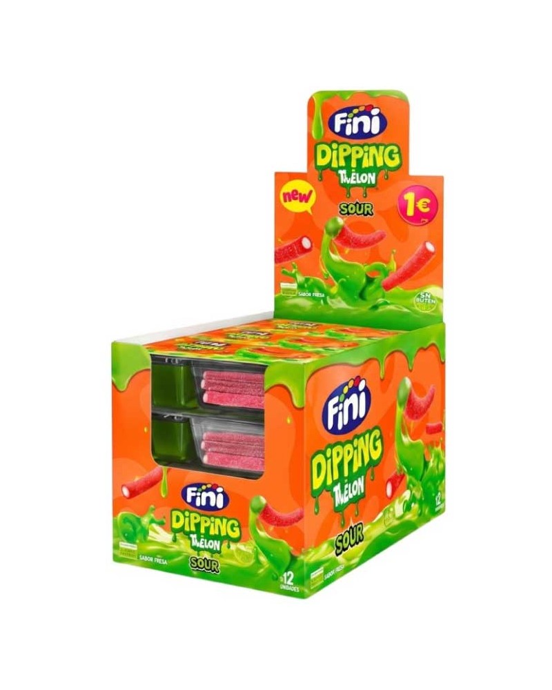 Dipping Melon con Tubes Fresa Pica 12Ud