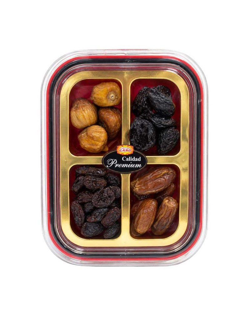 Estuche Rectangular Frutas Desecadas 175 gr