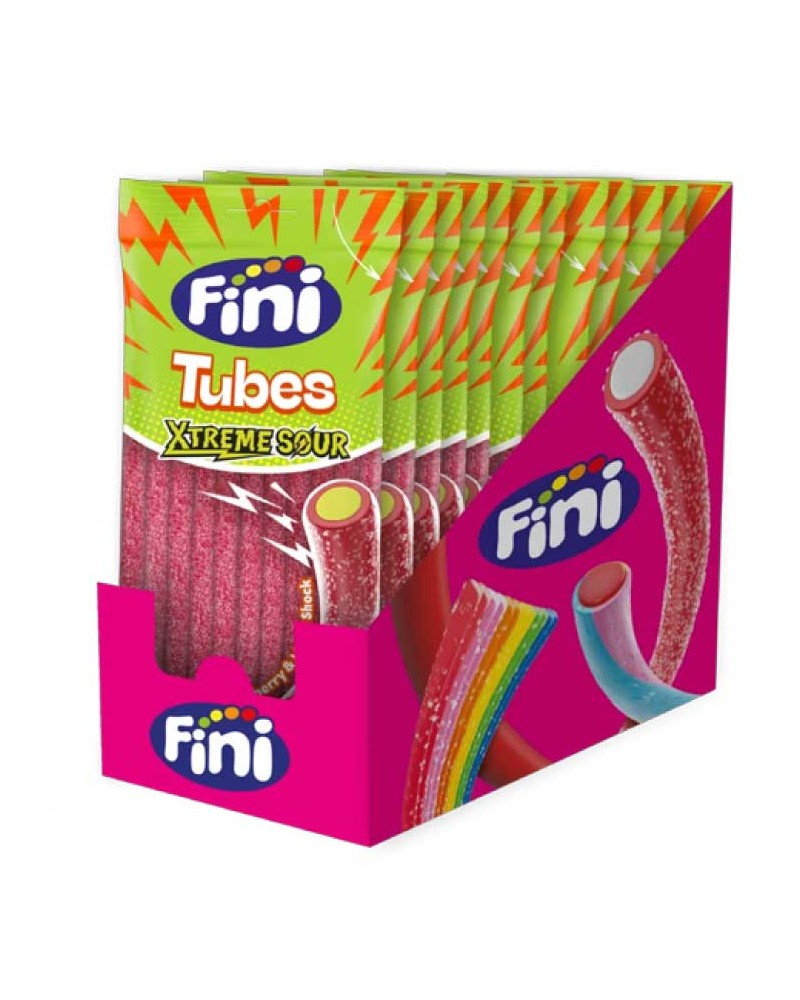 Regaliz Tubes Xtreme Fresa Melon 90 Gr Fini