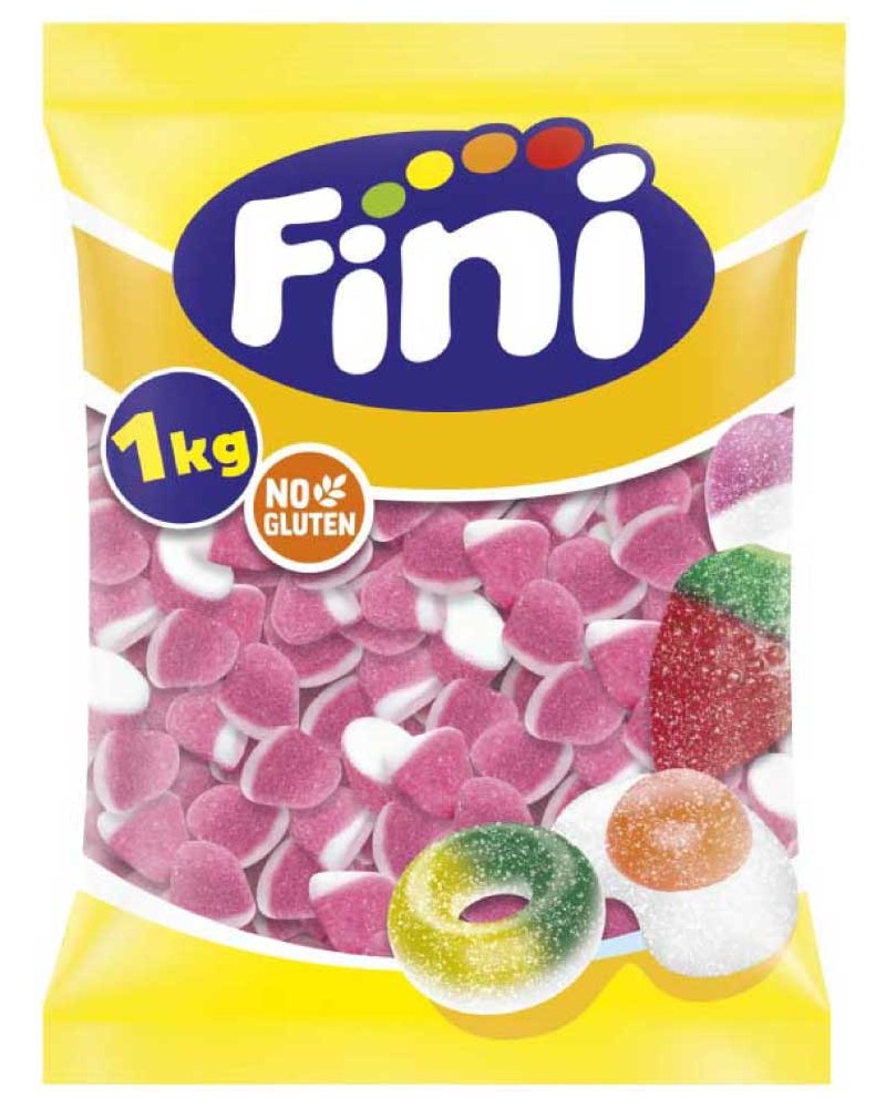 Gominola Besos Mini Fresa 1 kg Fini