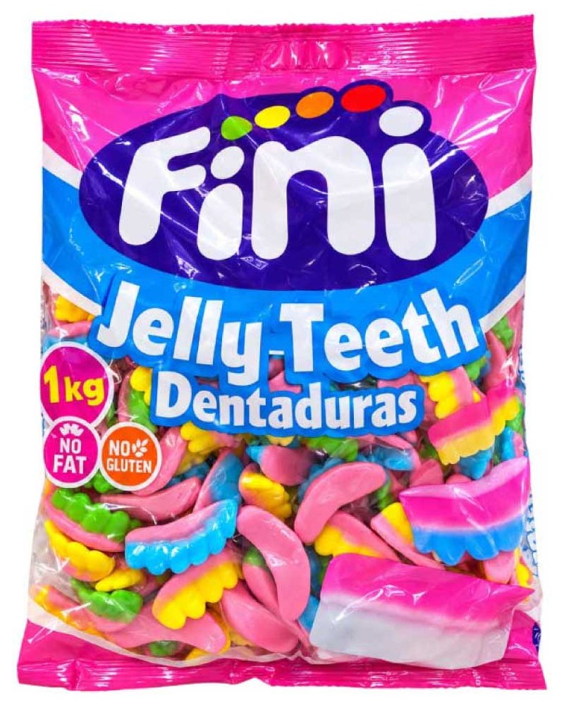 Gominola Dentaduras Foam 1 Kg Fini