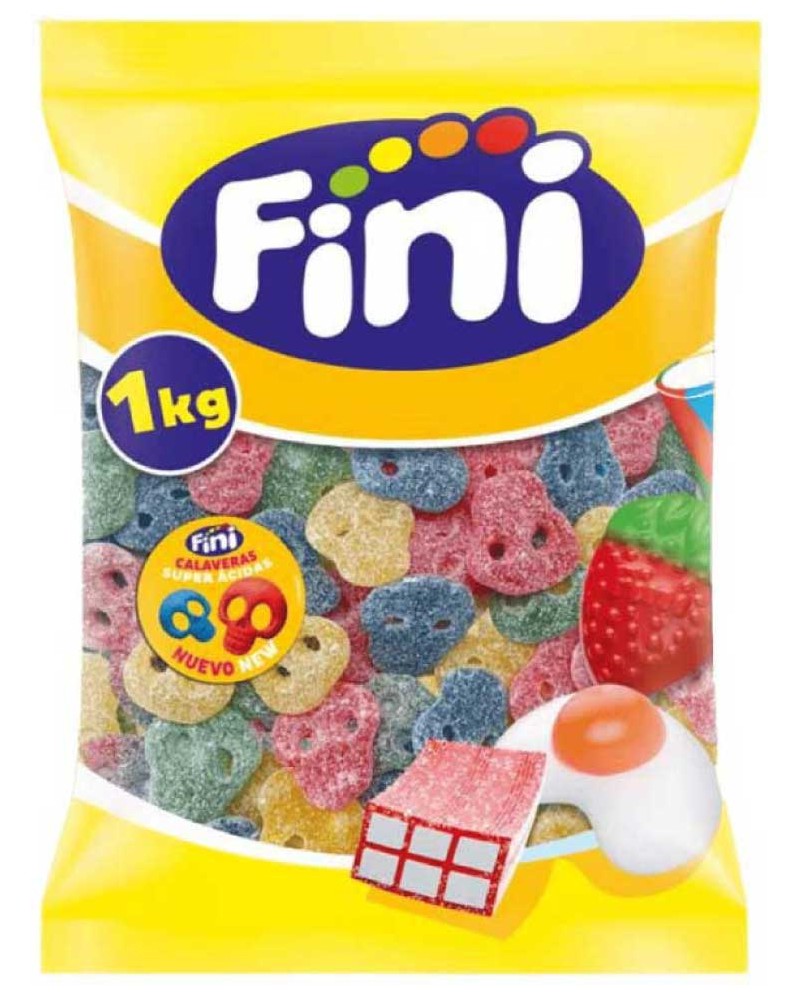 Gominola Calavera Super Acida 1K Fini