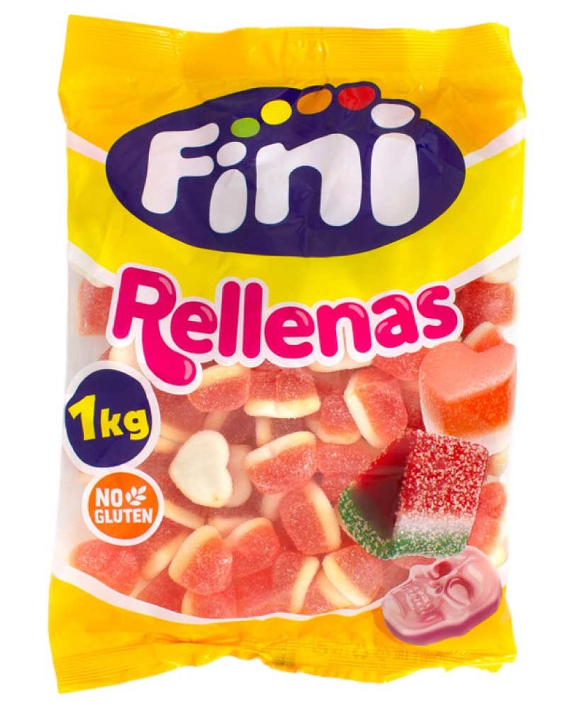 Gominola Corazon Melocoton Relleno 1 K Fini