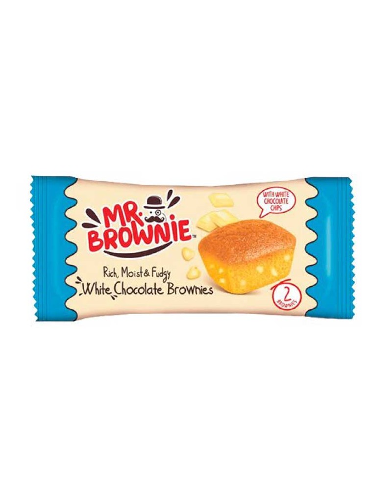 Brownie Chocolate Blanco 50 Gr