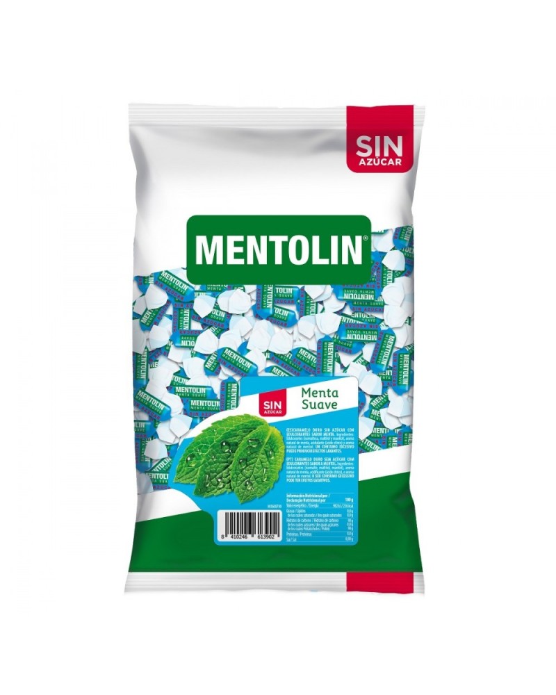 Caramelo Mentolin Menta Suave Sin Azucar 1 kg