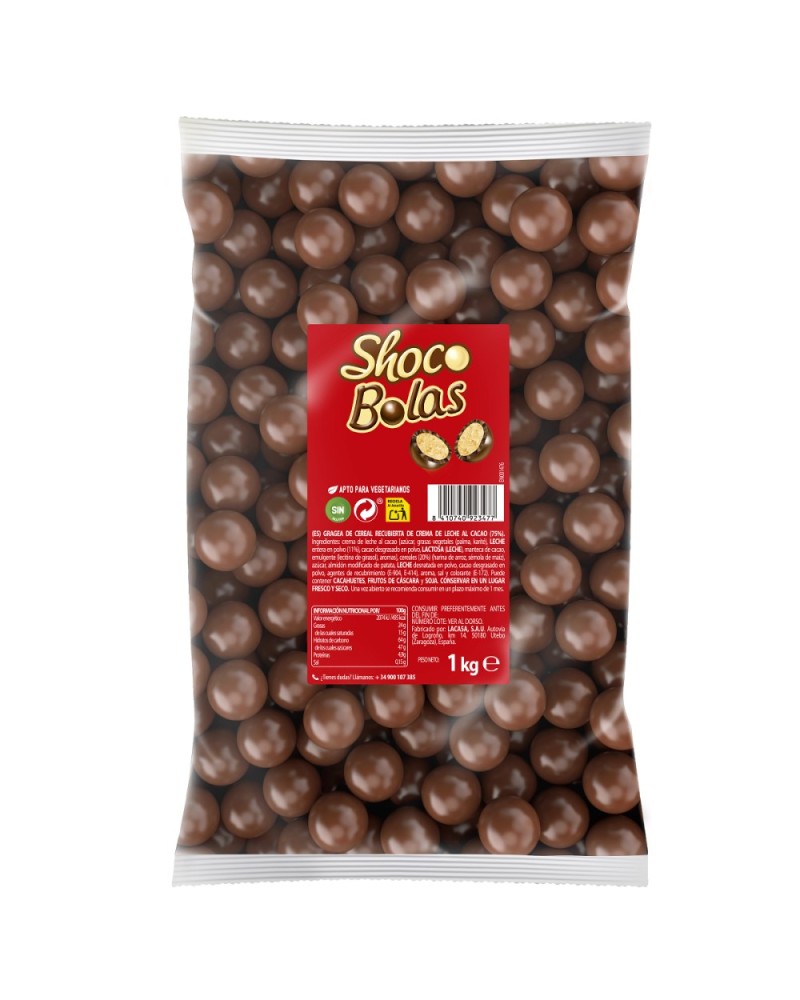Shocobolas Negras Bolsa 1 kg