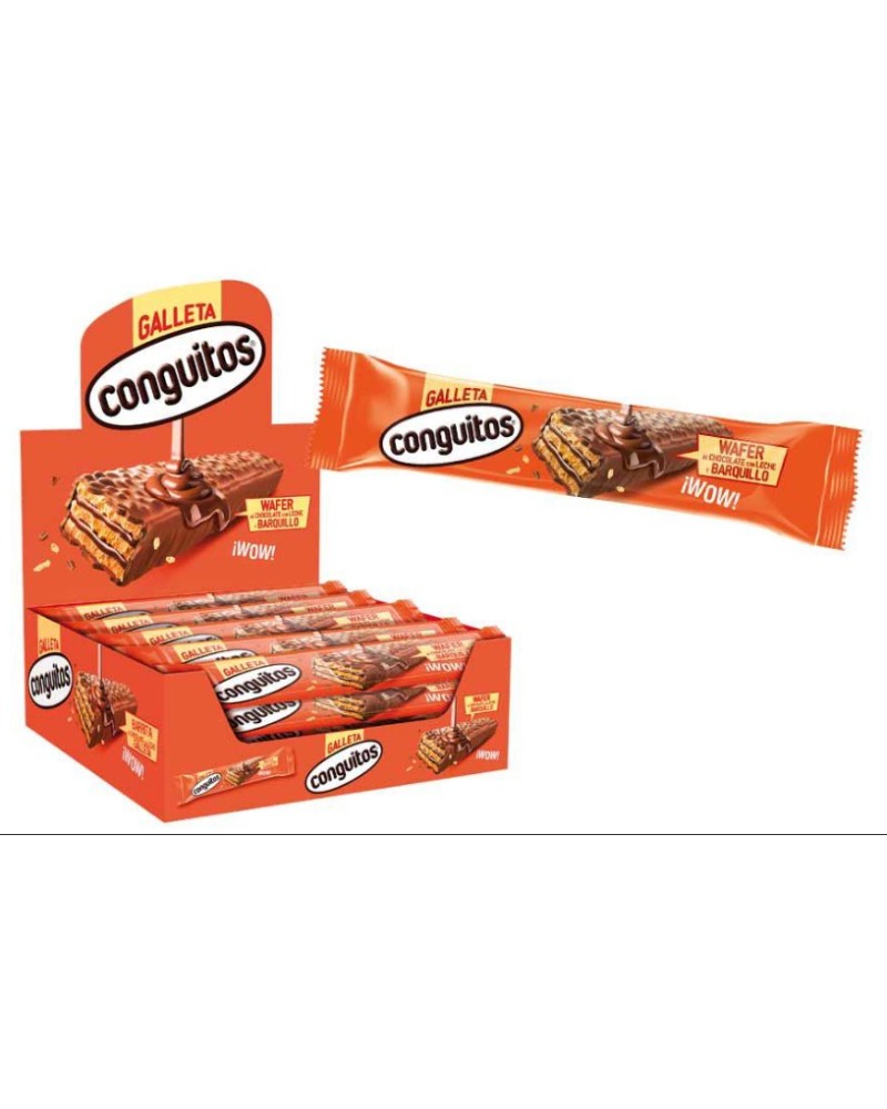 Conguitos Wafer Leche 20 Ud Lacasa