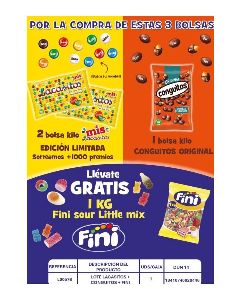 Lote Lacasitos Conguitos Fini