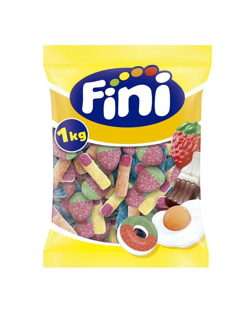 Gominola Sour Booom Mix 1Kg Fini