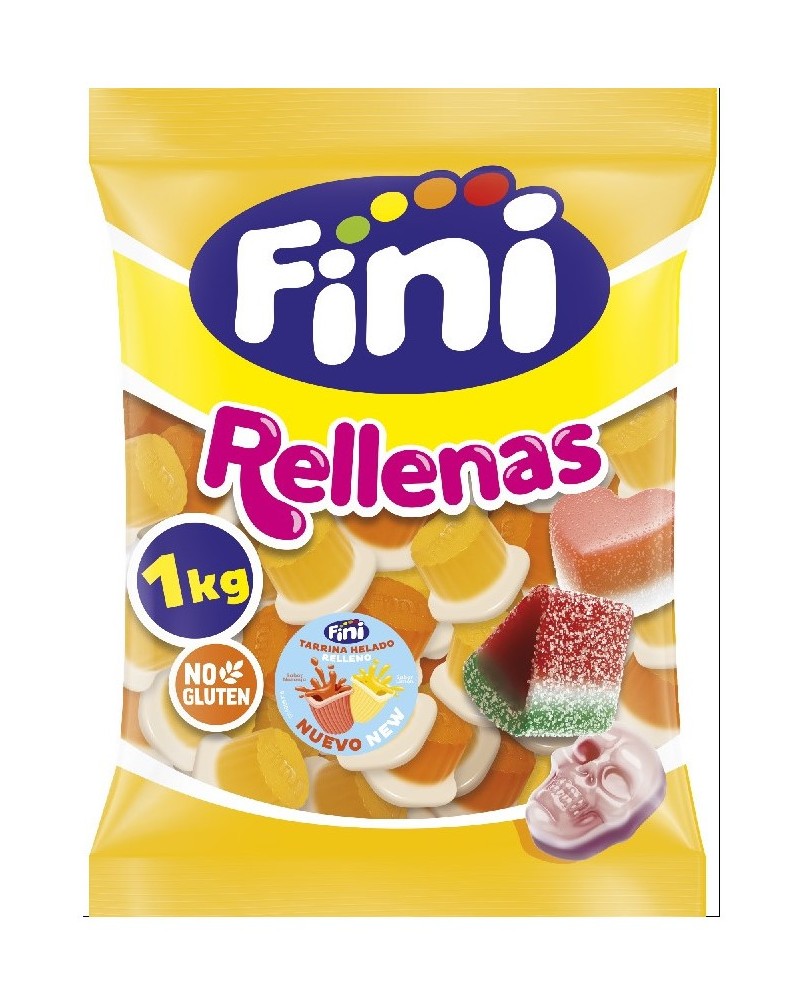 Gominola Rellenas Tarrina Helado 1kg Fini