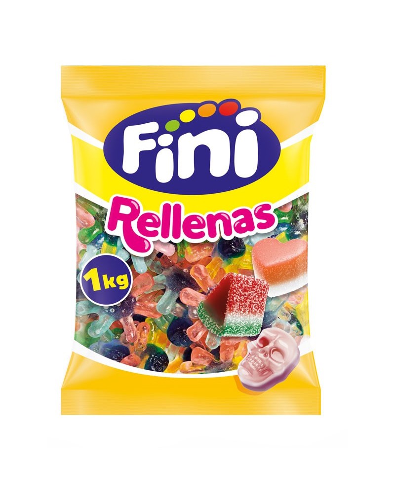 Gominola Pulpos Pintalenguas Relleno 1 kg Fini