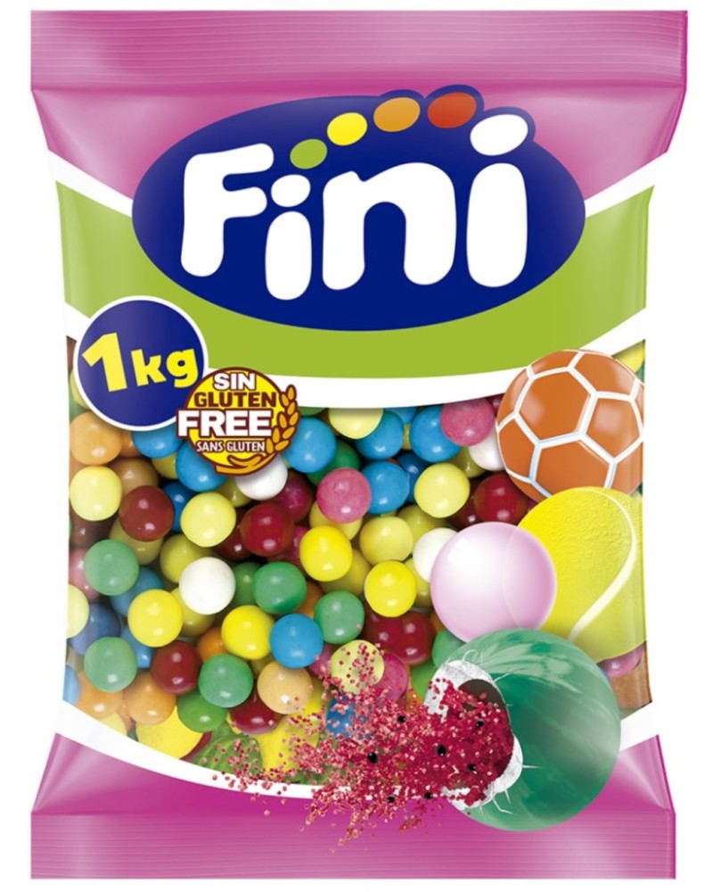 Chicle Bolos Surtidos 1 kg Fini