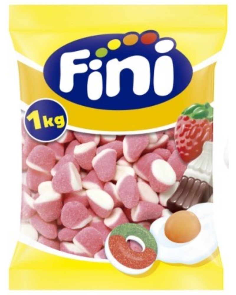 Gominola Besos Fresa Azucar 1 kg Fini