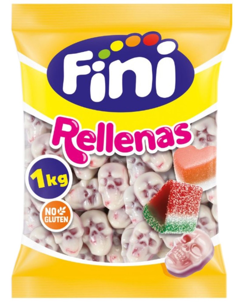 Gominola Calavera Rellena 1K Fini