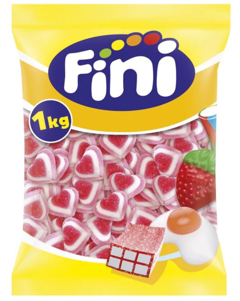 Gominola Corazon Tricolor 1 kg Fini