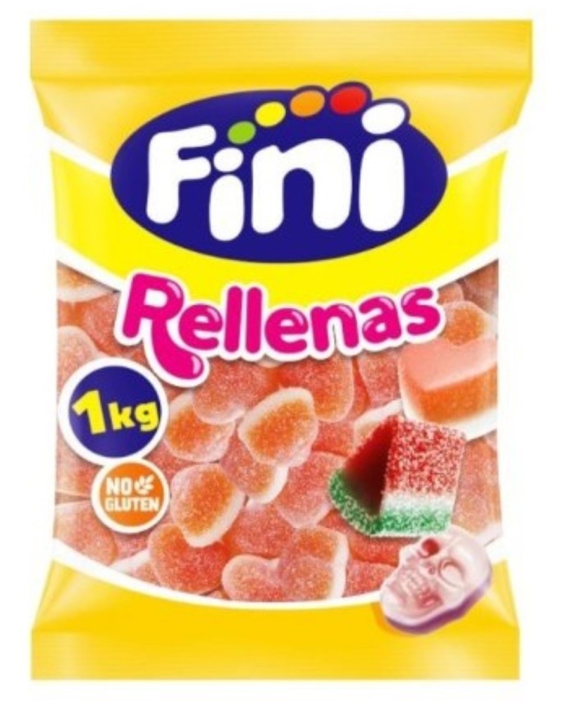 Gominola Corazon Melocoton Relleno 1 K Fini