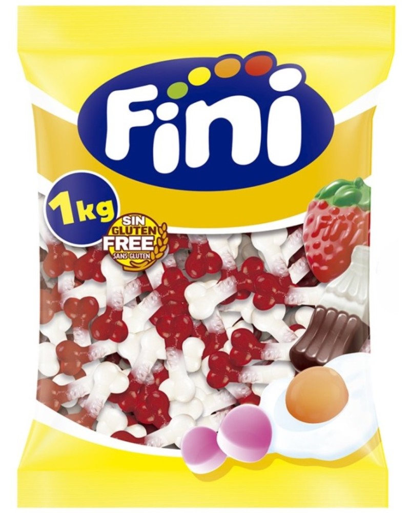 Gominola Huesos Brillo 1 kg Fini