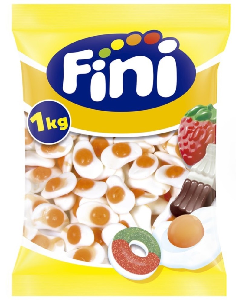 Gominola Huevos Brillo 1 kg Fini