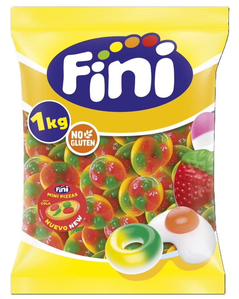 Gominola Mini Pizza Brillo 1 kg Fini