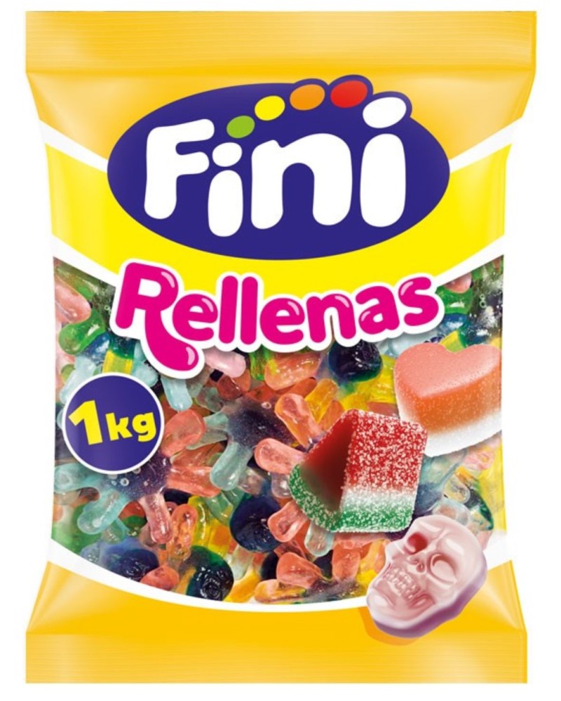 Gominola Pulpos Pintalenguas Relleno 1 kg Fini