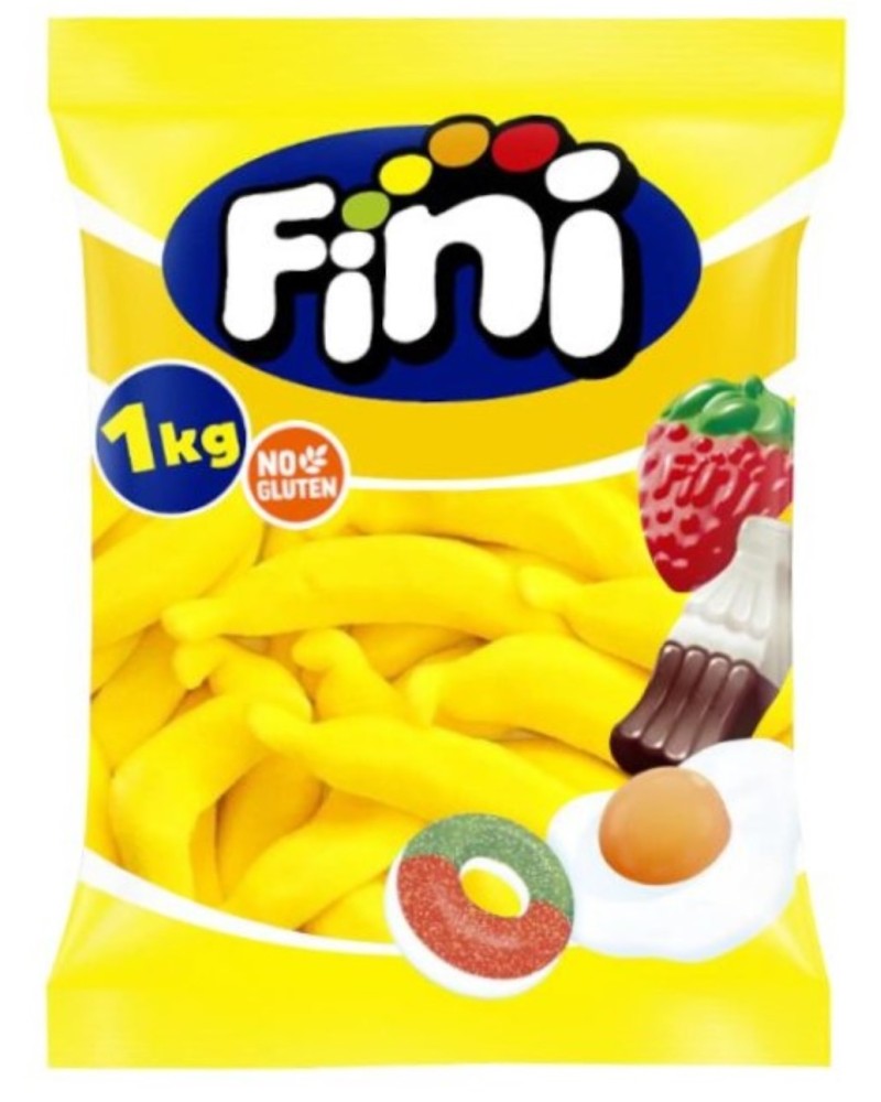 Gominola Platanos Grandes 1 kg Fini